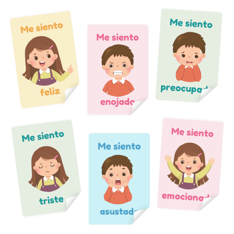 Set de tarjetas de las emociones para niños